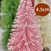 Mini Árvore de Natal Transfronteiriça com Fibra de Sisal Criptografada Mergulhada em Neve Branca, Decoração de Ornamento de Mini Árvore de Natal para Desktop para o Natal