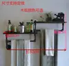 Retro Industrial Americano Tubería de Agua Dos Pisos Pared Baño Baño Pino Estante de Pared Estante de Almacenamiento para Toallas