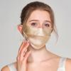 Mascarilla de Seda Huaye para Verano con Protección Solar Doble Capa 100% Seda de Morera Mascarilla Anti-UV Mascarilla de Protección para Ojos para Hombres y Mujeres