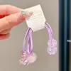 Elásticos Coloridos de Cabelo de Coelho para Crianças, Elásticos Duplos de Alta Qualidade para Rabo de Cavalo, Acessórios de Cabelo Fofos e Luxuosos para Meninas Bebês