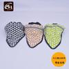 Guangzhou fabricantes fuente de suministros para perros toalla triangular absorbente de algodón toalla para limpiar la saliva toalla reflectante para saliva de mascotas