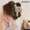Pinzas grandes para el pelo coreanas para mujer, pinzas para el pelo de alta gama para la parte trasera de la cabeza, pinzas de tiburón al por mayor para cabello grueso, accesorios para el pelo