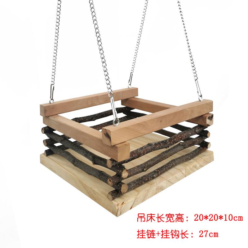 底部木板侧面苹果木栏杆