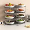 Prateleira de Armazenamento para Preparo de Cozinha, Bandeja de Tábua de Cortar Multifuncional, Prateleira de Armazenamento de Pratos e Tigelas, Prateleira de Alimentos Multicamadas Wonder para Bancada Doméstica