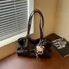 Bolsa de Axila Vintage de Nicho Nova Outono 2026 Bolsa de Mão Casual Bolsa de Ombro Bolsa Tote de Grande Capacidade para o Dia a Dia