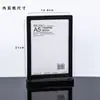 Cartão de Mesa Acrílico Moldado por Injeção Cartão Integrado com Display de QR Code Cartão de Preço A4 Suporte de Cardápio