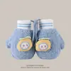 Guantes Pequeños para Niños, Guantes de Medio Dedo para Bebés, Niñas y Niños, Engrosados de Invierno, Cálidos, Cortavientos, Guantes de Cinco Dedos para Bebés de un Año