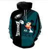 Sudadera con capucha y estampado 3D para hombre estilo NFL rugby europeo y americano 2023 suéter abrigo de manga larga camisa de pareja de dibujos animados