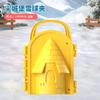 Pinza para nieve niños niños clip de plástico engrosado herramienta para nieve invierno exterior juego en la nieve juguete de nieve clip para bola de nieve