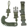 Corda Tática com Mola Anti-Perda para Montanhismo ao Ar Livre Cordão de Chaveiro Ventilador Militar Corda de Pistola Ferramenta Corda de Mola Anti-Perda Venda por Atacado Personalização