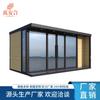 Cabina de Seguridad Liaoyang Cabina de Seguridad Móvil para Exteriores Área para Fumadores Terminada Caseta de Guardia Panel Metálico Tallado Casa de Acero de Color