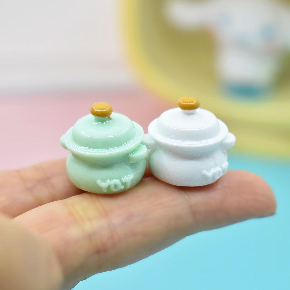 娃娃屋 微缩食玩煮锅 汤锅 厨房餐具摆件