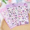 Pegatinas de diario originales autorizadas coolomi doradas, dibujos animados lindos coolomi Goka, pegatinas decorativas para funda de teléfono