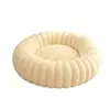 Cama para Pet de Veludo Reto de Alta Densidade, Cama para Gato Transfronteiriça, Cama para Cachorro Quente Espessa de Outono e Inverno, Almofada Donut para Pet