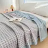 Colcha de Algodón para Aire Acondicionado, Colcha de Verano, Individual y Doble, Dormitorio de Estudiantes, Lavable a Máquina, Colcha Refrescante de Verano, Colcha para Siesta, Mayoreo