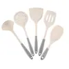 Conjunto de Cinco Espátulas de Silicone para Cozinha, Resistentes ao Calor e Antiaderentes, Personalizáveis, Mais Vendido para Exportação Transfronteiriça