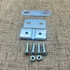 Suporte de cesta de bicicleta quadro de suporte de cesta de scooter elétrico garfo de luz suporte de luz fixação acessórios de cesta dianteira parafusos universal