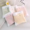 Calcinhas Doces Jacquard Femininas Algodão Puro Simples Doce Estudante Cintura Média Confortável Quadril Menos Feminina plus size Cuecas