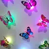 Adesivo de Parede Borboleta Tridimensional Decoração Luminosa Luminosa Luminária de Cabeceira Layout de Cena Quarto Criativo Simples Autoadesivo