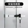 Venta al por mayor de fábrica cerradura de puerta de vitrina de vidrio cerradura deslizante de puerta de gabinete de plástico gabinete metálico vitrina de vidrio para teléfono móvil cerradura de puerta corredera