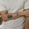 Combinación de Patrones Pequeños Creativos Pegatinas de Tatuajes Herbales Estilo de Terror Moda para Hombres y Mujeres Tatuajes Falsos de Alta Gama Impermeables y a Prueba de Sudor Larga Duración