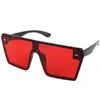 Gafas de sol retro de montura grande coloridas transfronterizas personalidad tendencia europea y americana procesamiento personalizado de gafas de sol para mujer 2185
