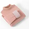 Camiseta base de invierno para mujer, nueva, de cuello medio alto, forrada de polar, engrosada, corte ajustado, cálida, de manga larga, cuello alto, top para llevar debajo