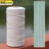 Cuerda de Algodón Puro de 1-14 mm, Cuerda de Poliéster-Algodón, Cuerda para Envolver Zongzi, Cuerda Decorativa para Colgar Etiquetas de Tapicería Tejida a Mano DIY