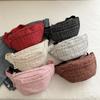 Bolsa de Pecho a Cuadros Ins de Moda Versión Coreana 2025 Bolso Cruzado Casual de Moda Bolso de Cintura Deportivo Bolso de Hombro para Viaje Bolso para Ciclismo