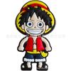 Hebilla para zapato de la serie One Piece, accesorios para zapatos DIY, accesorios para zapatos removibles, flor para zapato de plástico de gota de PVC/PVC, agujero