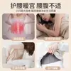 Cinturón de soporte lumbar cálido para mujer, mantiene la cintura caliente, doble bolsillo con forro polar, protege el abdomen, otoño e invierno anticongelante, anti-frío, engrosado, para calentadores de manos