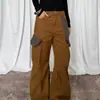 Otoño 2026 Retro Americano Deconstruido Nicho Diseño Ropa de Trabajo Pantalones de Moda Sueltos Pierna Ancha Casuales para Hombres y Mujeres