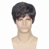 2023 transfronterizo nuevo peluca europea y americana peluca de hombre pelo corto esponjoso mecanismo peluca de fibra química tocado