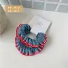 Paquete de 2 Nuevas Gomas para el Cabello de Encaje de Mezclilla Estilo Coreano para Mujeres, Scrunchies Versátiles de Alta Elasticidad, Accesorios para el Cabello Femeninos
