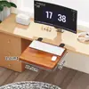 Tablero de Extensión para Escritorio, Expansión y Extensión sin Taladro, Reposamuñecas para Escritorio de Computadora, Plegable, Tablero de Fijación Alargado y Ensanchado