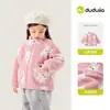 Dududu Home Jaqueta Infantil com Forro de Fleece Inverno Bebê Jaqueta Quente Roupas de Inverno Meninas Roupas Grossas Bonitas Roupas Meninos