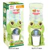 Juguete de casa de juegos dispensador de agua de rana para niños, dispensador de agua de rana con vaso pequeño, juguete de cocina de juego de agua para niños