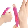 5 Pegatinas/Hoja Parche Elástico de Protección para Dedos Cinta Protectora Antifricción para Dedos Deportivos Soporte Fijo para Pulgar de Mano de Ratón Bolos