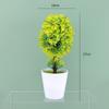 Planta en maceta pequeña de simulación nórdica para el hogar, sala de estar, adornos de plantas verdes, decoración moderna y sencilla de bonsái artificial.