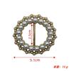 Hebilla de Nudo para Ropa Fija Artefacto Cintura Broche de Perla Metal Perla Hebilla para Prenda Hebilla para Toalla de Seda Aleación Hebilla Decorativa