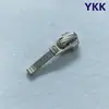 Zíper YKK Não. Zíper de metal com 5 dentes e cabeça de zíper automática quadrada para carcela de roupas e botas