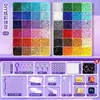 Set de cuentas premium para manualidades DIY, incluye un juego completo de herramientas, plancha y paquetes suplementarios para juguetes de cuentas