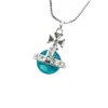Retenção de Cor Alta 14K Retenção de Cor Acessórios de Cristal Pingente Rainha Mãe Saturno Cruz Pulseira DIY Colar Feito à Mão