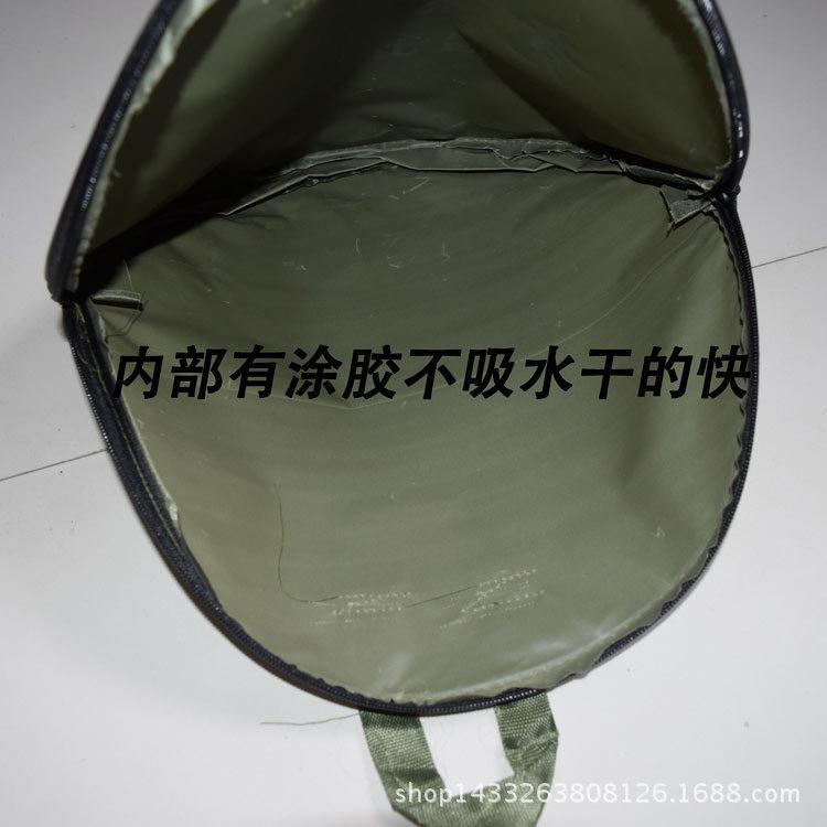 批发普通方形圆形帆布鱼护包