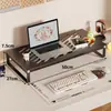 Suporte para monitor de computador, elevador de monitor para mesa de escritório, prateleira de armazenamento simples para quartos de dormitório, suporte para laptop