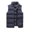 Ropa de Fujian Chaleco de Algodón Ligero para Hombre Estilo Nuevo Talla Grande Casual Sin Mangas Corte Holgado Ropa de Abrigo para Primavera Otoño
