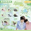 Conjunto de Insígnias Coloridas TF Family, com Yang Bowen e Zuo Qihan, cards fotográficos de celebridades, mercadorias de anime e pins em caixas surpresa