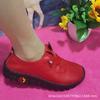 Zapatos planos de piel suave para mujer, Zapatos de madre de suela plana, Pies anchos y gordos, Suelas Tbottomon, Suelas suaves, Superficies suaves, Zapatos de piel retro de moda para personas de mediana edad y mayores