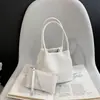 Bolso de Mano para Mujer con Patrón Tejido 2026 Nuevo Estilo Hombro Único Axila Cubo Cesta Tote Bolso de Mano Bolso de Viaje
