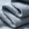 Suéter de Cachemira para Hombre Otoño e Invierno Cuello Medio Alto Manga Larga Jersey Capa Interior Tejido Capa Base Lujo Ligero Casual de Negocios